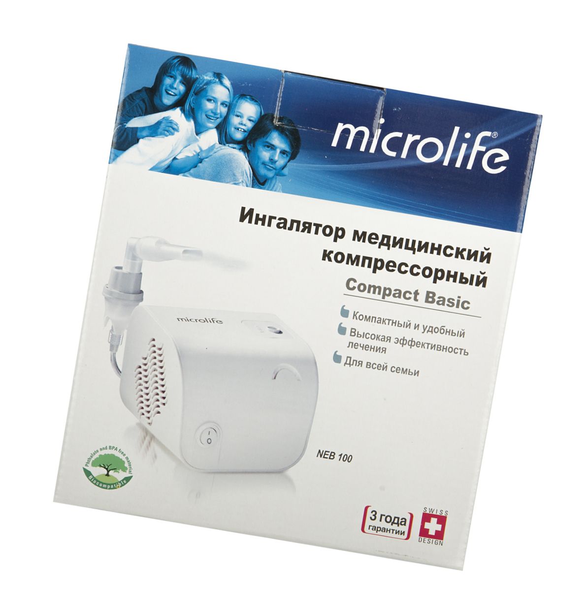 Компрессорный ингалятор Microlife NEB 100 (небулайзер)