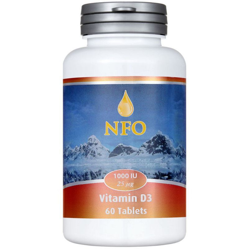 Витамин D3 1000 МЕ Norwegian Fish Oil 750 мг, 60 таблеток