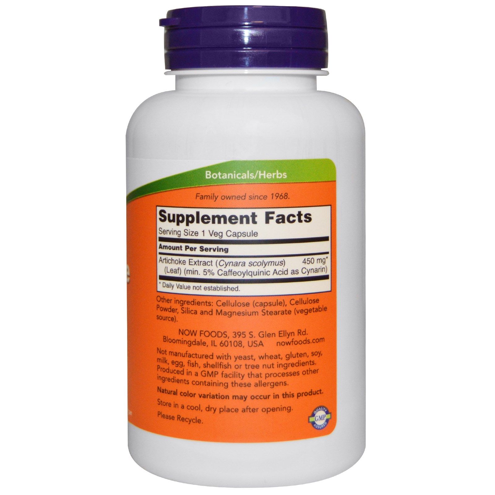 Artichoke Extract, Экстракт артишока, Now Foods, 450 мг, 90 капсул