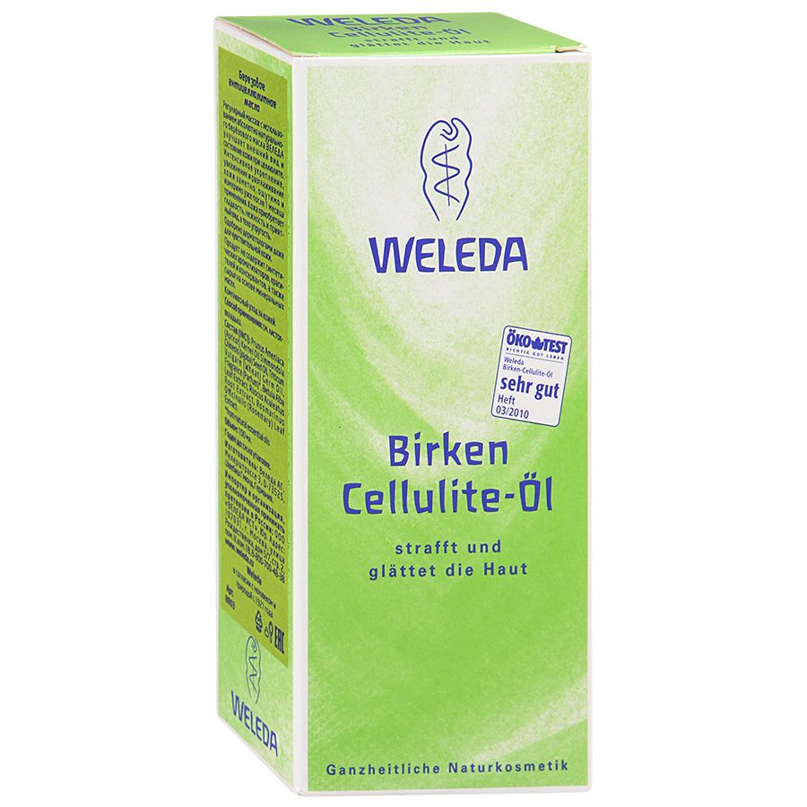 Масло березовое антицеллюлитное Weleda, 100 мл