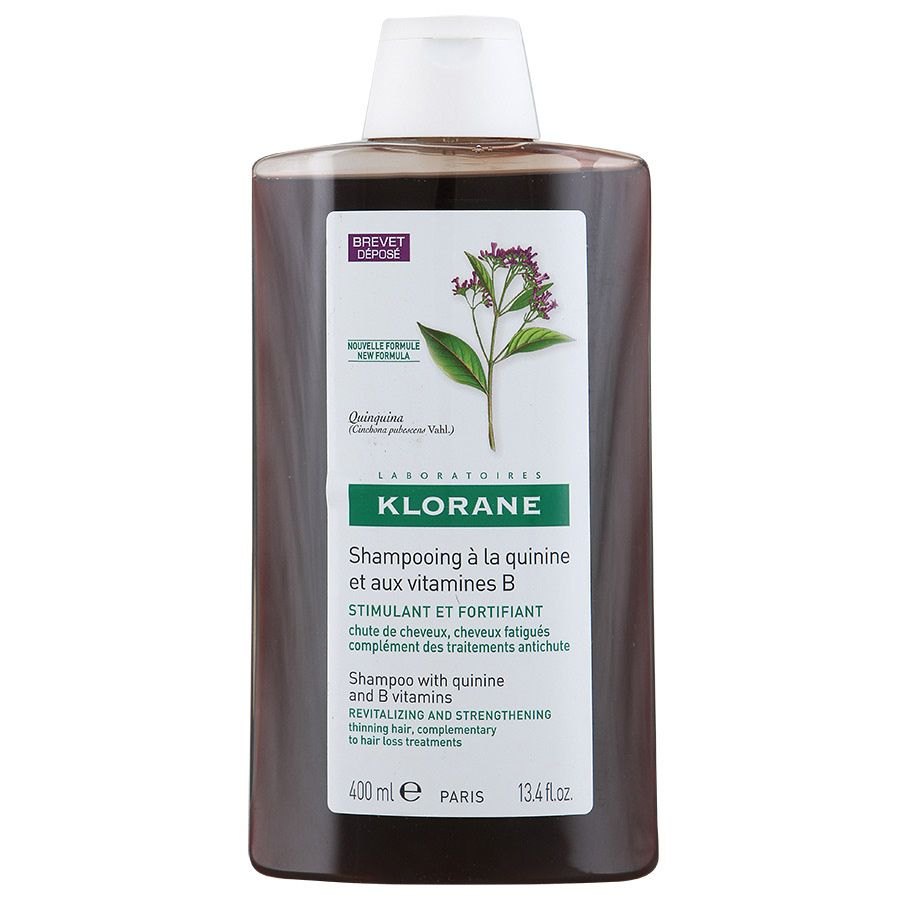 Шампунь с экстрактом хинина укрепляющий Klorane, 400 мл