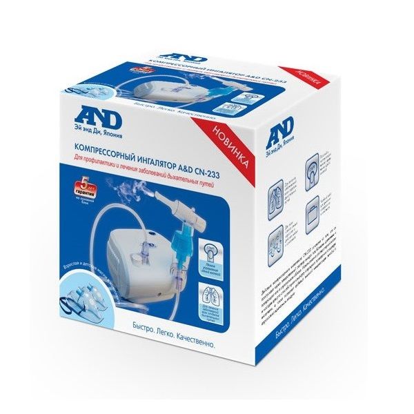 Компрессорный ингалятор A&D CN-233 (небулайзер)