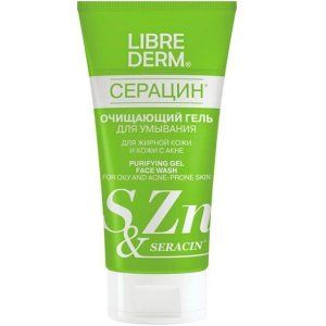Очищающий гель для умывания Librederm Серацин для жирной и проблемной кожи, 150 мл