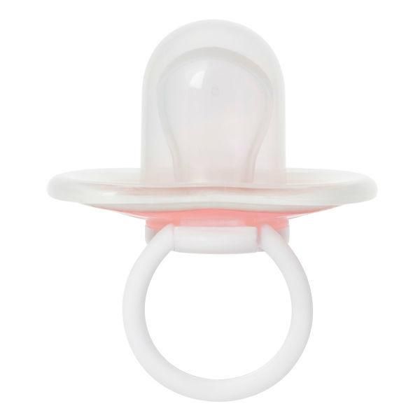 Пустышка силиконовая ортодонтическая с кольцом от 0 мес. Мир Детства, 1 шт