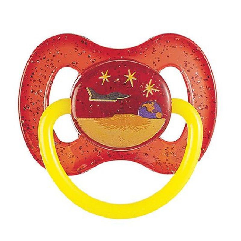 Пустышка латексная круглая Space 6-18 мес. Canpol Babies, 1 шт
