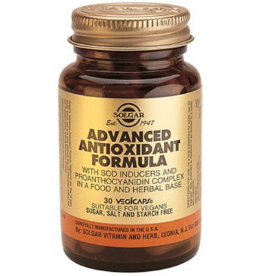 Солгар Антиоксидантная формула Профилактика возрастных изменений Solgar 870 мг, 30 капсул