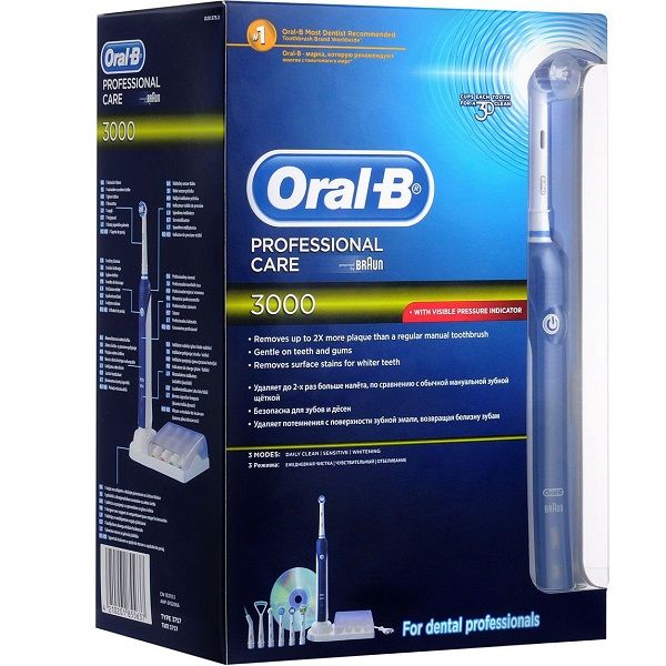 Электрическая зубная щетка Oral-b Professional Care 3000 D20