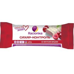 Диабетический батончик Racionika сахар-контроль со вкусом вишни, 50 г