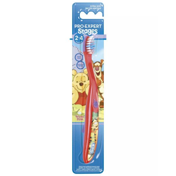 Зубная щетка для детей Pro-Expert Stages-2 от 2 до 4 лет Oral-B, 1 шт