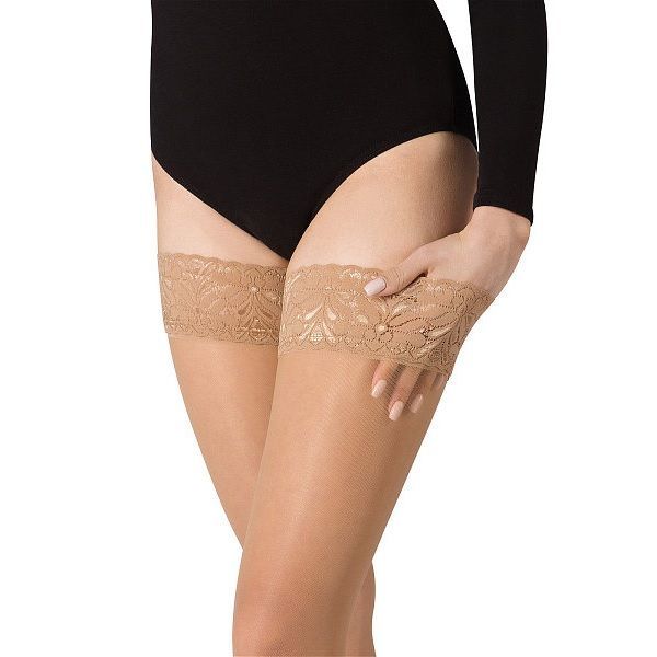 Чулки компрессионные прозрачные I класс компрессии 18-22 mmHg B.Well JW-212 размер 5