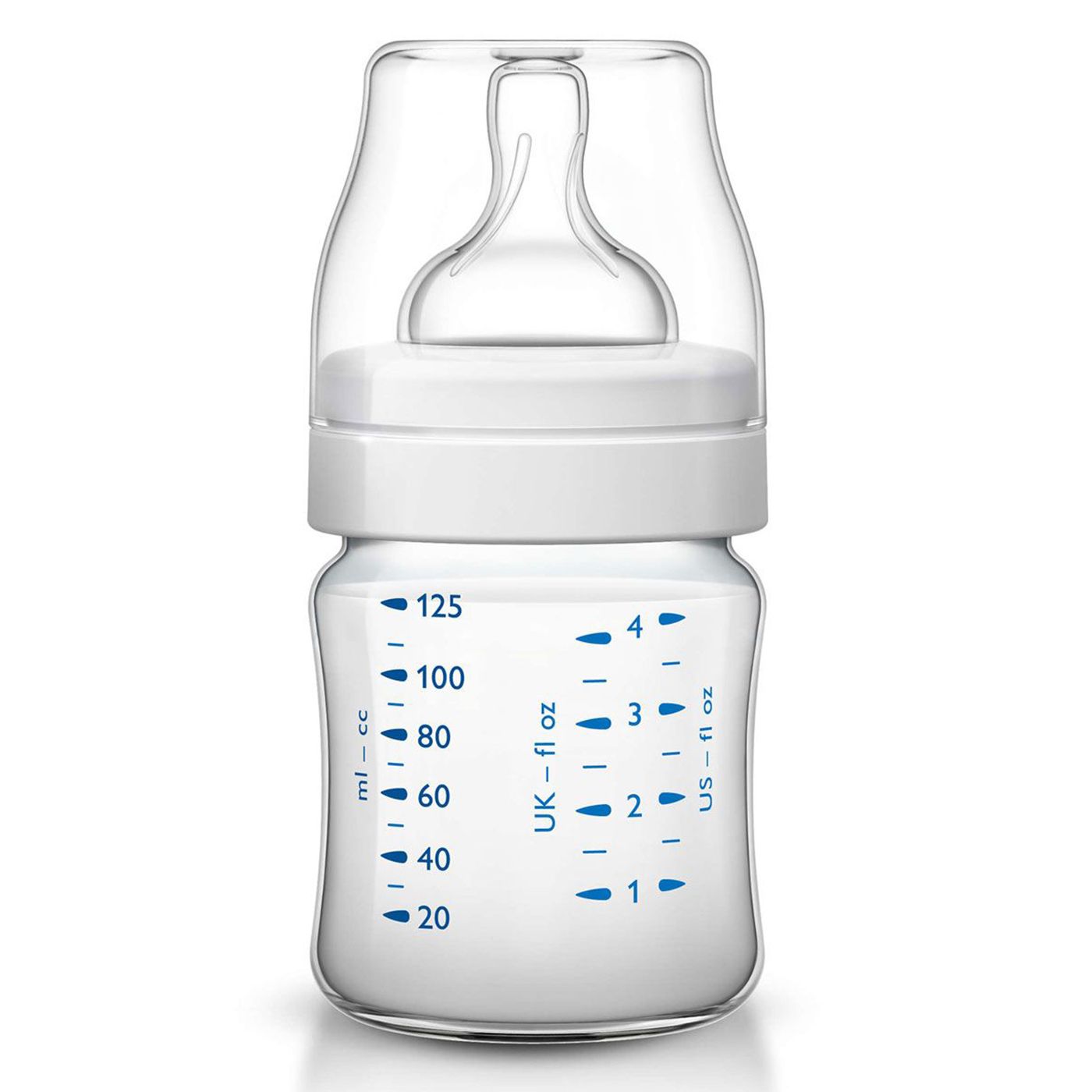 Бутылочка и соска с потоком для новорожденного Philips Avent, 125 мл, 1 шт.