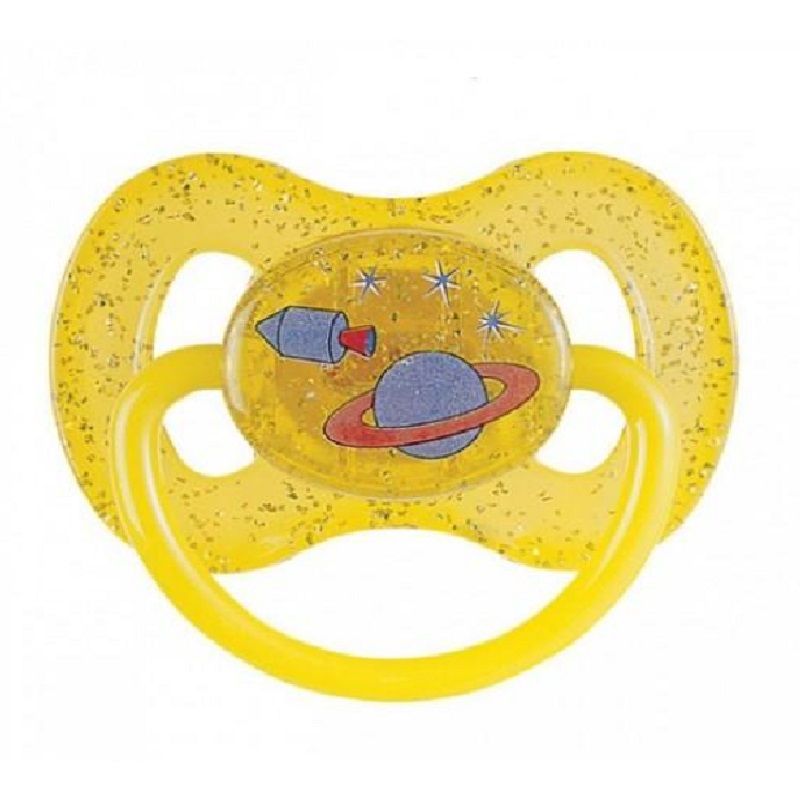 Пустышка латексная круглая Space 6-18 мес. Canpol Babies, 1 шт