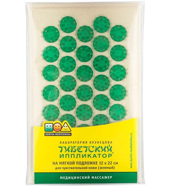 Тибетский аппликатор Кузнецова на мягкой подложке, 12х22 см