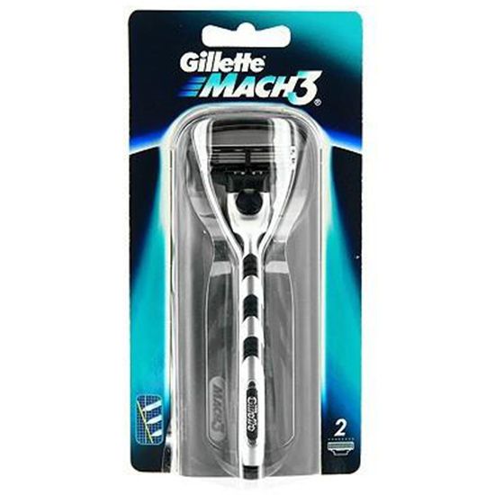 Бритва mach 3 с 2-мя кассетами Gillette
