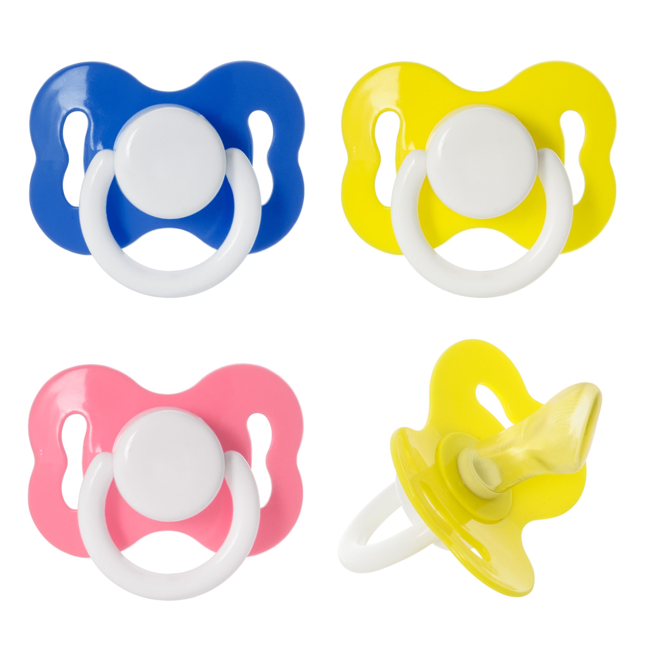 Пустышка латексная ортодонтическая от 0 месяцев Курносики, 2 шт