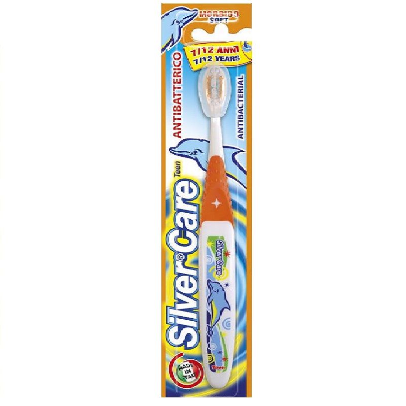 Зубная щетка для детей Teen серебряная защита Silver Care от 7 до 12 лет, 1 шт