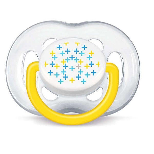 Силиконовая пустышка AVENT Freeflow для мальчиков 6-18 мес. (2 шт. в упаковке) SCF180/27