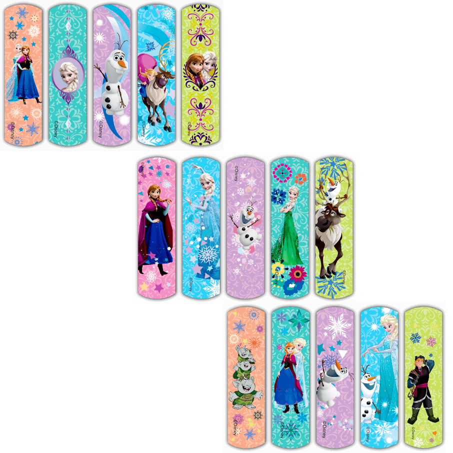 Набор бактерицидных детских пластырей Унипласт Холодное сердце, 20 шт