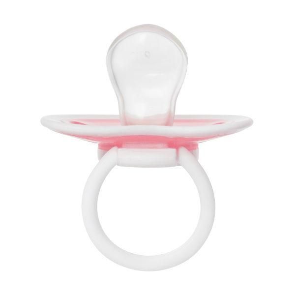 Пустышка силиконовая ортодонтическая бабочка с кольцом от 6 мес. Мир Детства, 1 шт