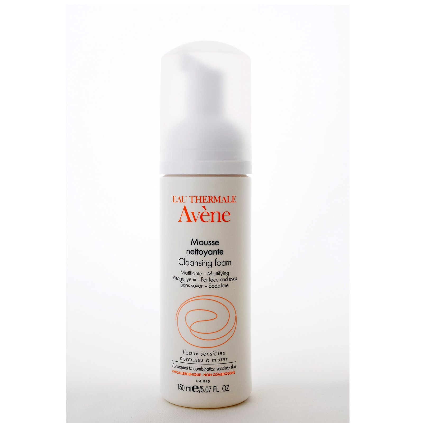 Очищающая пенка для лица и области вокруг глаз Avene, 150 мл