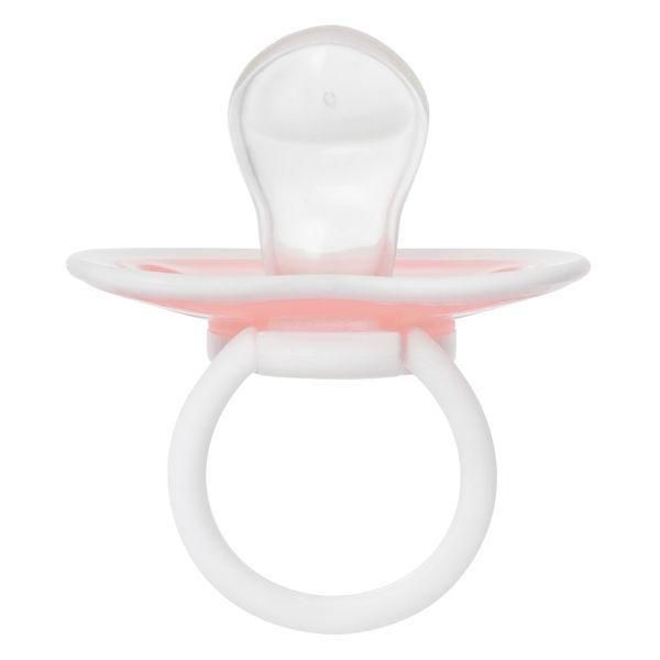 Пустышка силиконовая ортодонтическая с кольцом от 0 мес. Мир Детства, 1 шт