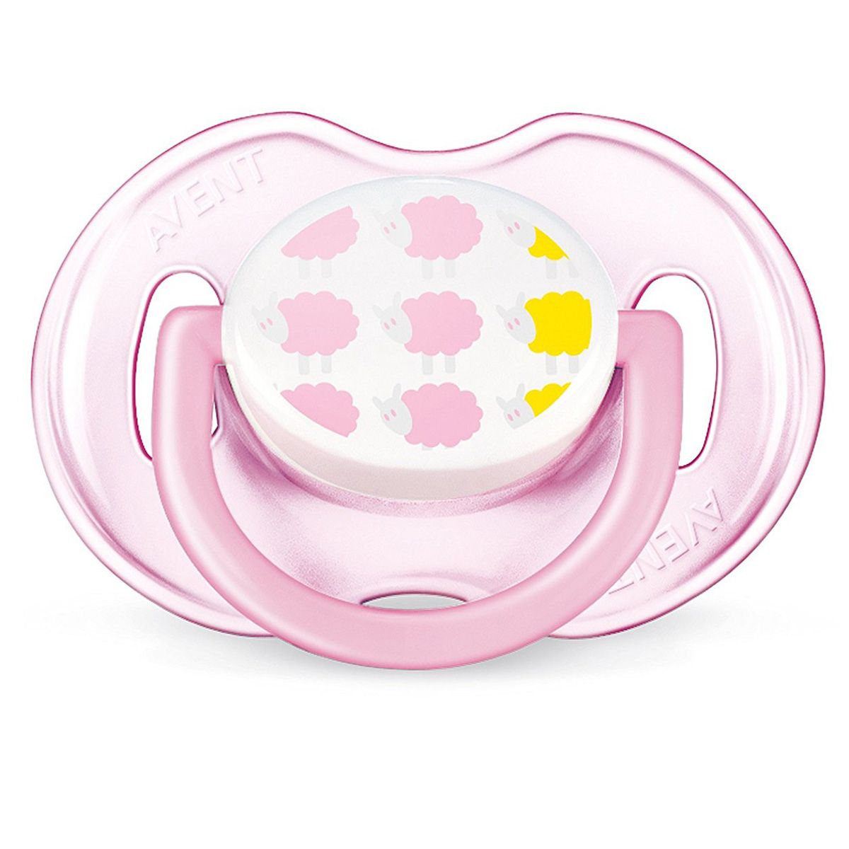 Пустышка серия FreeFlow овечка для девочек 0-6 месяцев Philips Avent, 1 шт