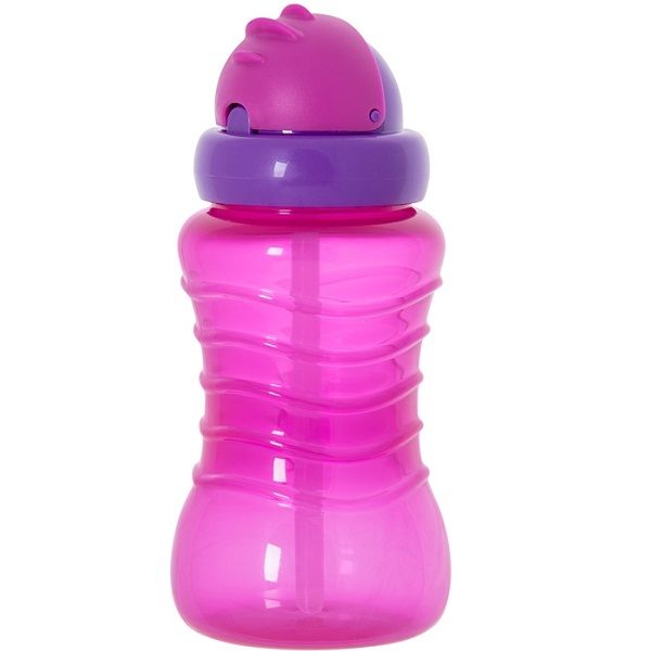 Поильник-непроливайка с соломинкой Курносики, 250 мл