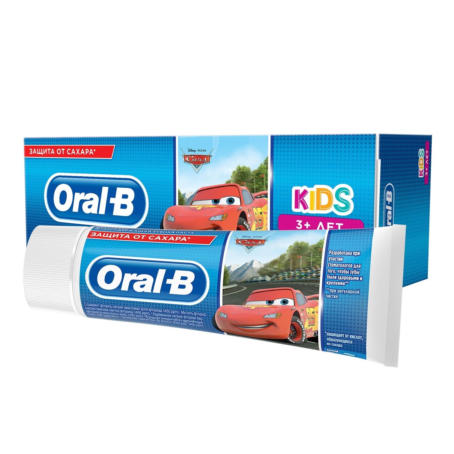 Детская зубная паста Oral-b Kids с 3 лет Легкий вкус, 75 мл