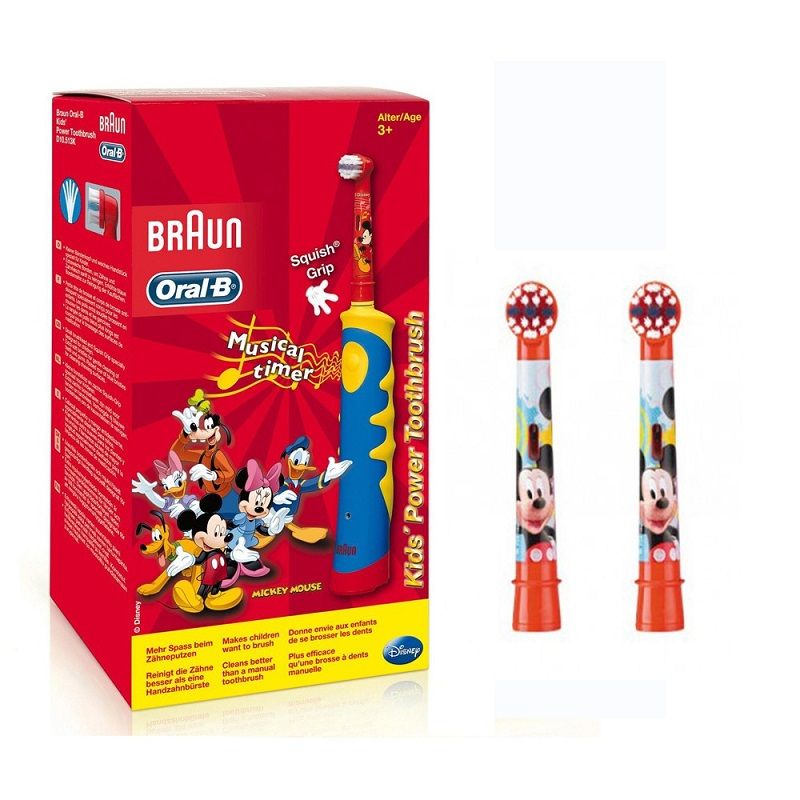 Зубная щётка электрическая для детей Mickey Kids D10.513K Oral-B, 1 шт