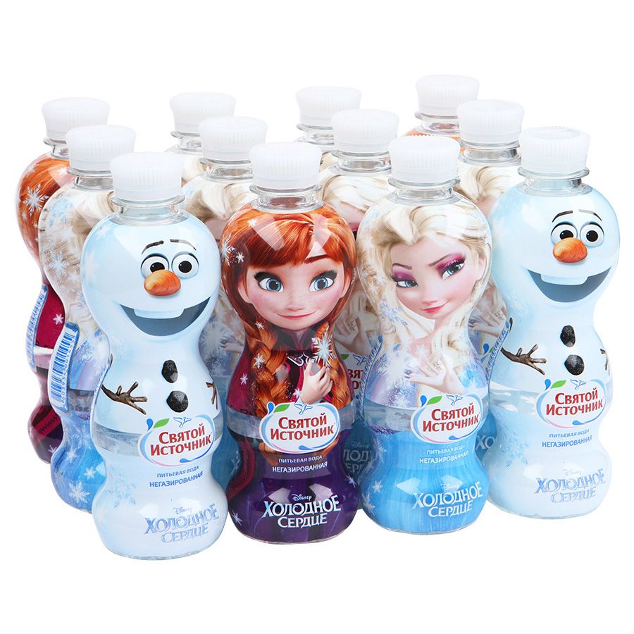 Вода питьевая детская негазированная холодное сердце Святой Источник, 0.33 л