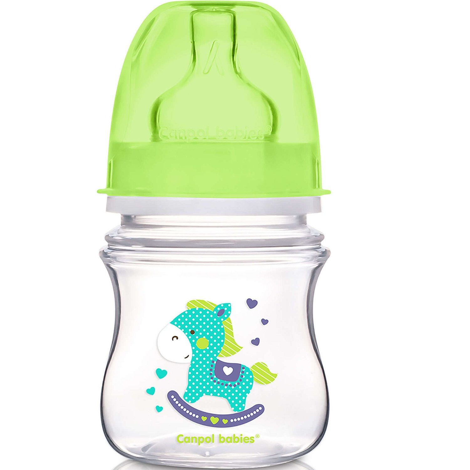 Бутылочка для кормления антиколиковая с широким горлом Canpol Babies EasyStart Toys от 0 месяцев 120 мл