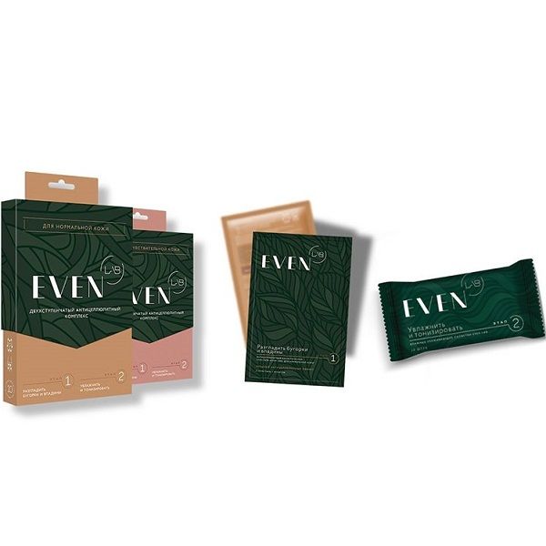Антицеллюлитный косметический комплекс Even Lab для чувствительной кожи
