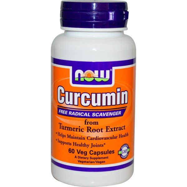 Нау Фудс Куркумин Curcumin Now Foods 665 мг, 60 капсул