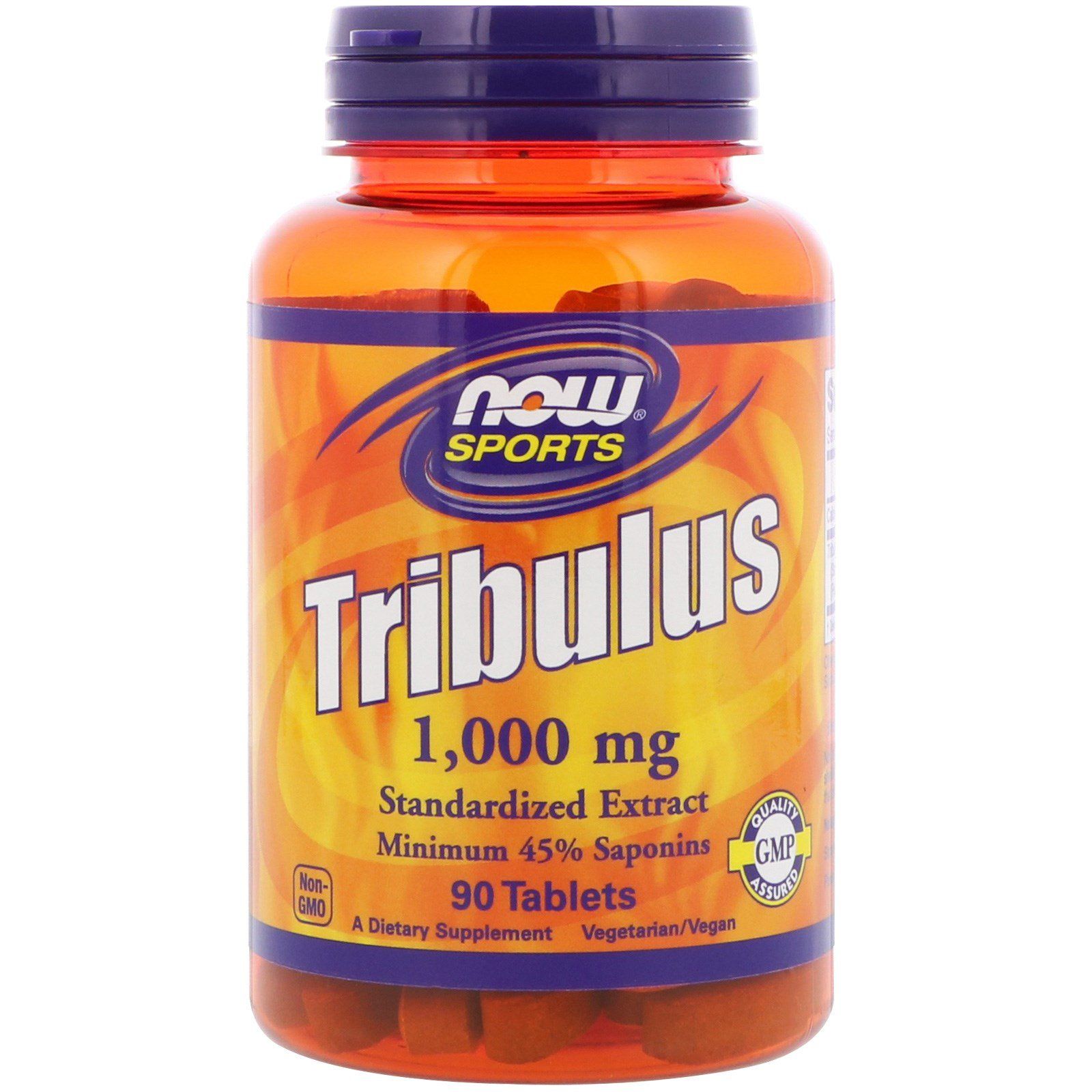 Трибулус Tribulus для усиления жизненной силы и потенции 1000 мг Now Foods, 90 шт