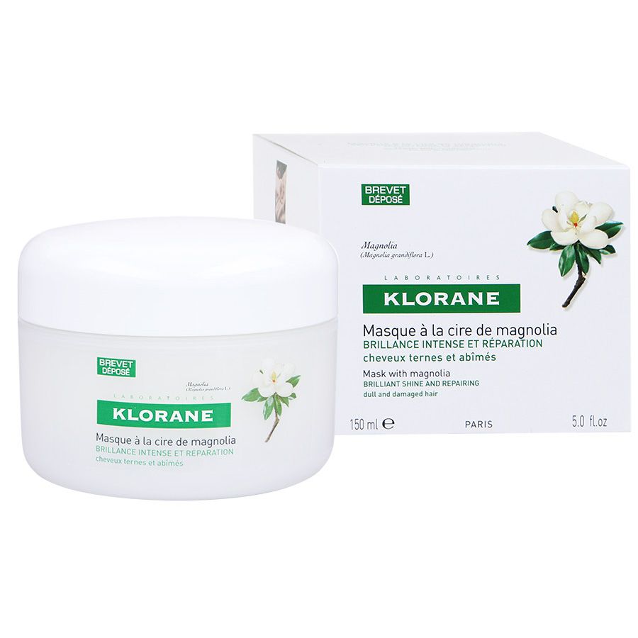 Маска интенсивная восстанавливающая с воском магнолии Klorane, 150 мл