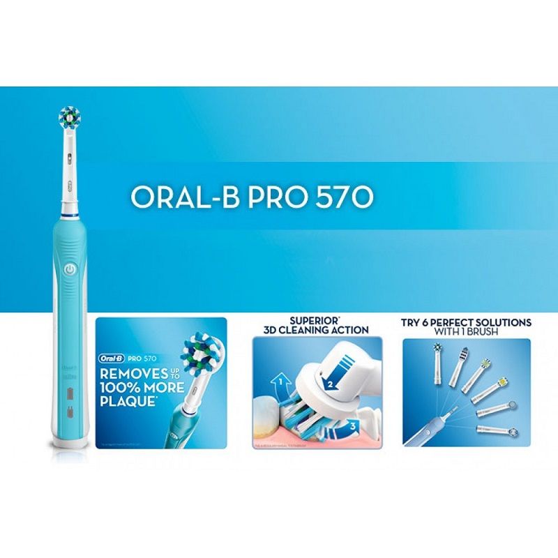 Зубная щётка электрическая Professional Care 570 D16.524U CrossAction Oral-B, 1 шт