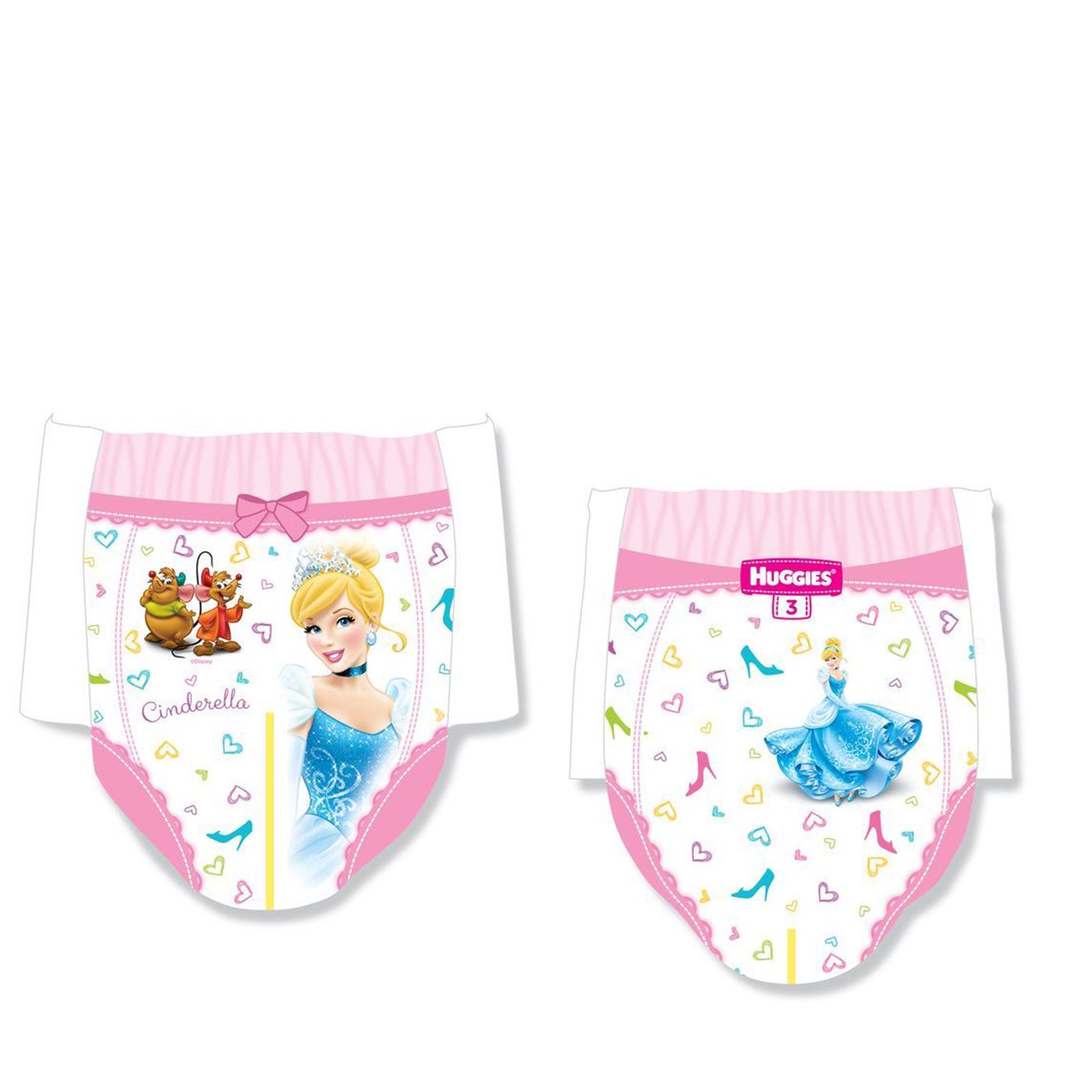 Трусики-подгузники для девочек 7-11 кг (размер 3) Huggies, 19 шт