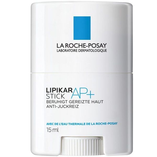 Lipikar stick AP+ La Roche Posay для ухода за кожей, склонной к раздражению и зуду, 15 мл