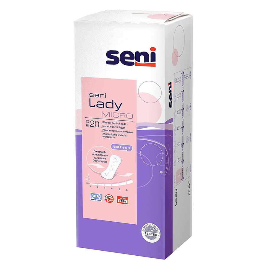 Прокладки lady micro урологические Seni, 20 шт