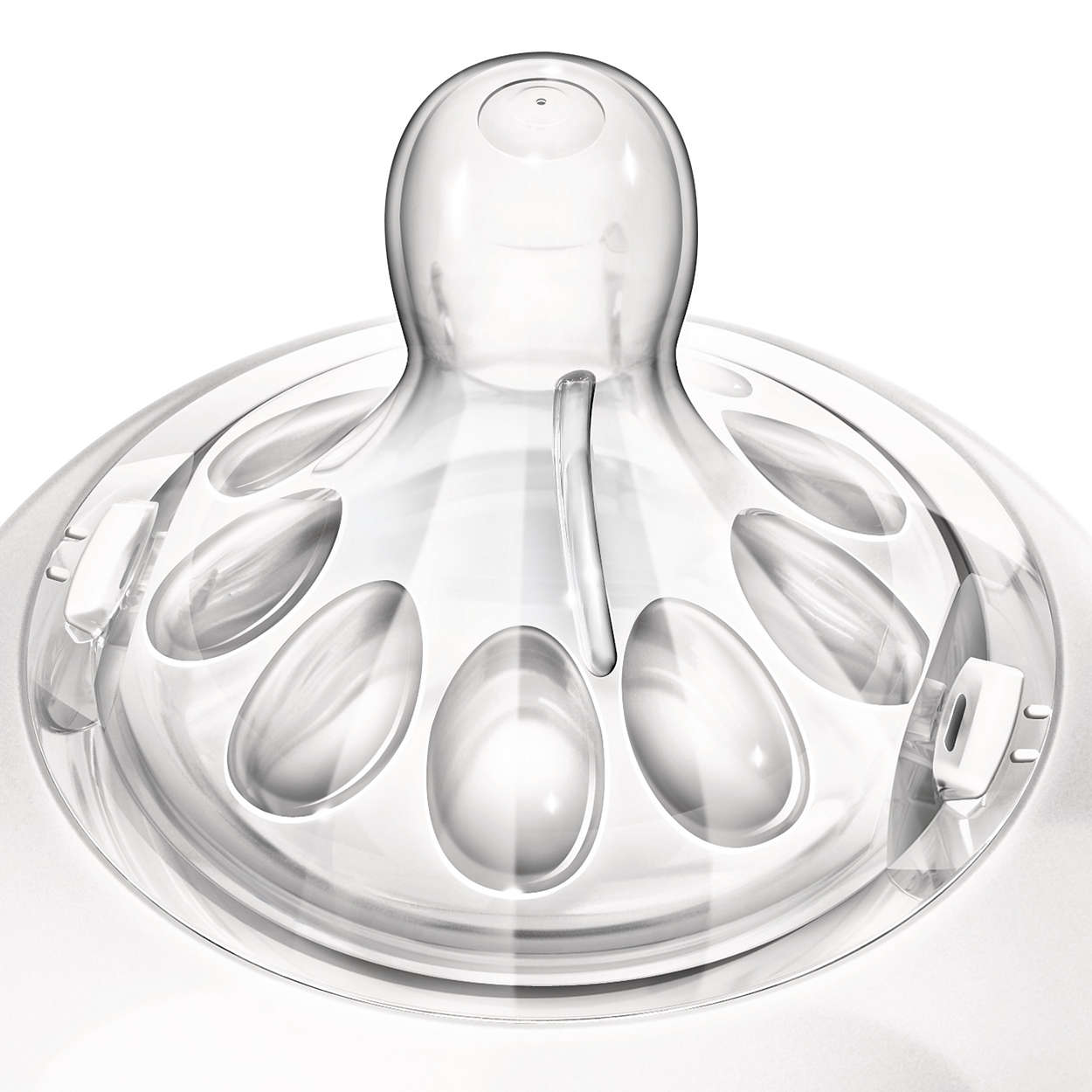 Соска быстрый поток серии Natural силиконовая Philips Avent, 2 шт