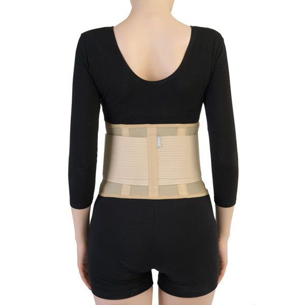 Корсет ортопедический на поясничный отдел B.Well W-141 размер M бежевый