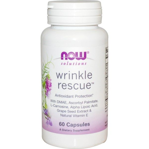 Wrinkle Rescue, Now Foods, 60 капсул