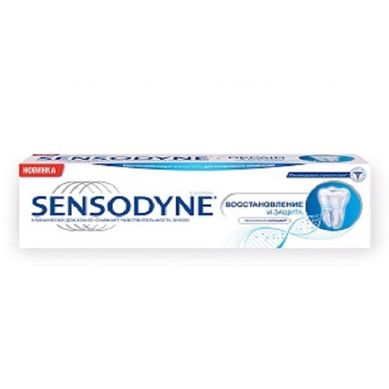 Зубная паста восстановление и защита Sensodyne, 75 мл
