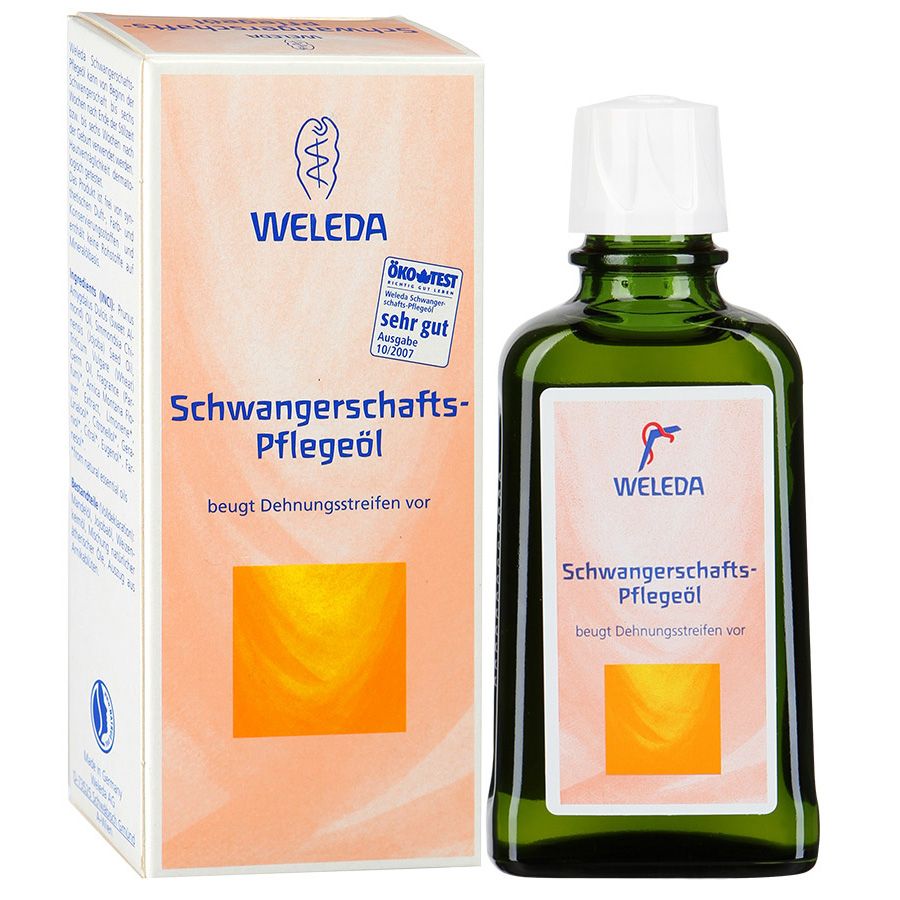 Масло для профилактики растяжек Weleda, 100 мл