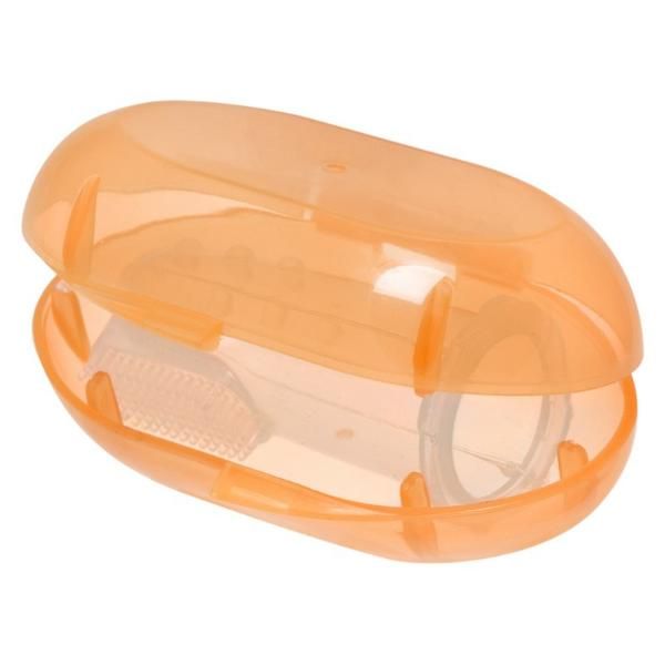 Зубная щетка силиконовая на палец Мир Детства