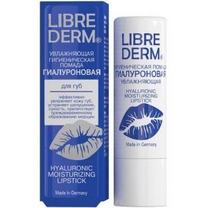 Увлажняющая гиалуроновая гигиеническая помада Librederm, 4 г