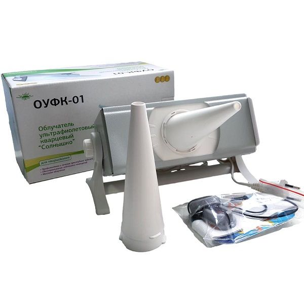 Облучатель ультрафиолетовый кварцевый Солнышко ОУФК-01