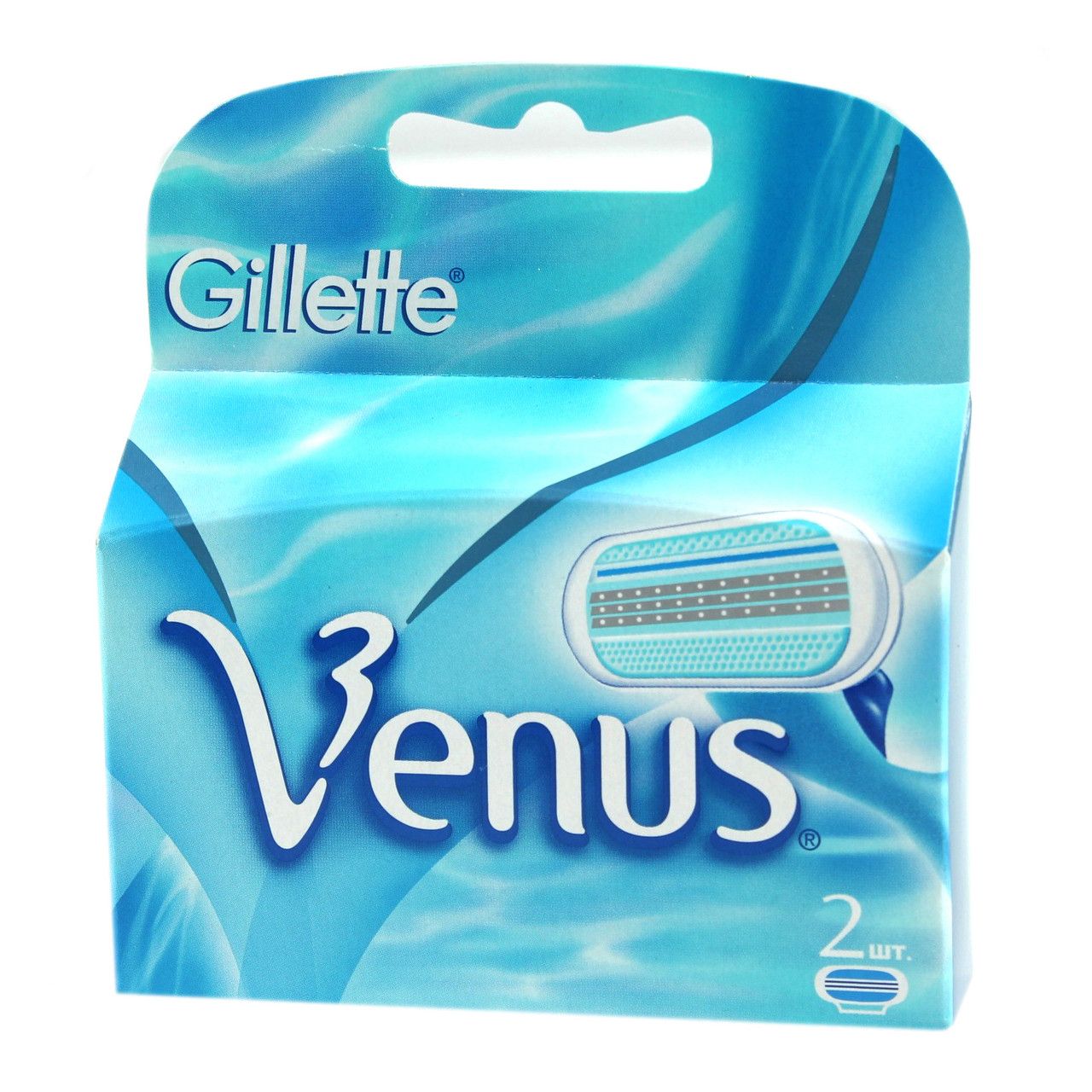 Кассеты сменные для бритвенного станка venus для женщин Gillette, 2 шт