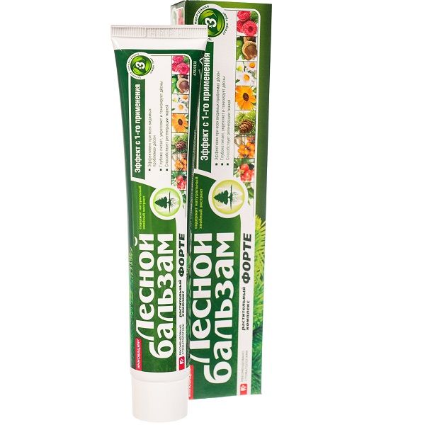 Зубная паста с растительным комплексом Лесной бальзам Форте, 75 мл