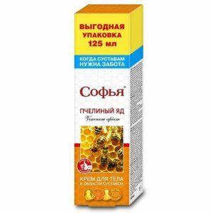 Крем пчелиный яд для тела Софья, 125 мл